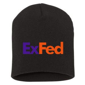 Retired Federal Government Worker Ex Fed Short Acrylic Beanie