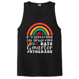 Rainbow Fifth Grade Teacher 1000 Days Smarter 5Th Grade Funny Gift PosiCharge Competitor Tank