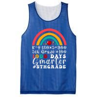 Rainbow Fifth Grade Teacher 1000 Days Smarter 5Th Grade Funny Gift Mesh Reversible Basketball Jersey Tank