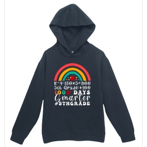 Rainbow Fifth Grade Teacher 1000 Days Smarter 5Th Grade Funny Gift Urban Pullover Hoodie