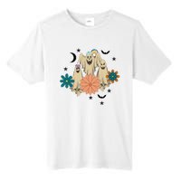 Retro Floral Ghost Halloween Spooky Season Halloween Party Tall Fusion ChromaSoft Performance T-Shirt