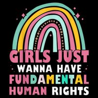 Rainbow Feminist Girls Just Want To Have Fundamental Rights Impact Tech Backpack