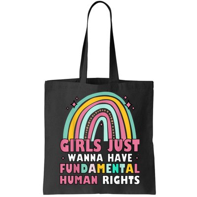 Rainbow Feminist Girls Just Want To Have Fundamental Rights Bag