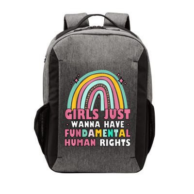 Rainbow Feminist Girls Just Want To Have Fundamental Rights Vector Backpack