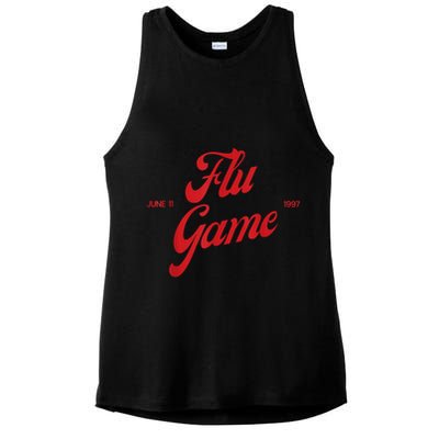 Retro Flu Game 12s Matching Ladies PosiCharge Tri-Blend Wicking Tank