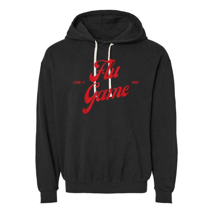 Retro Flu Game 12s Matching Garment-Dyed Fleece Hoodie