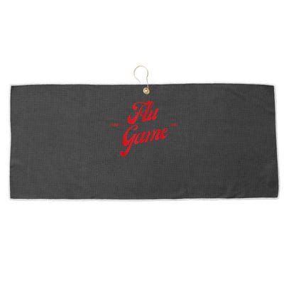 Retro Flu Game 12s Matching Large Microfiber Waffle Golf Towel