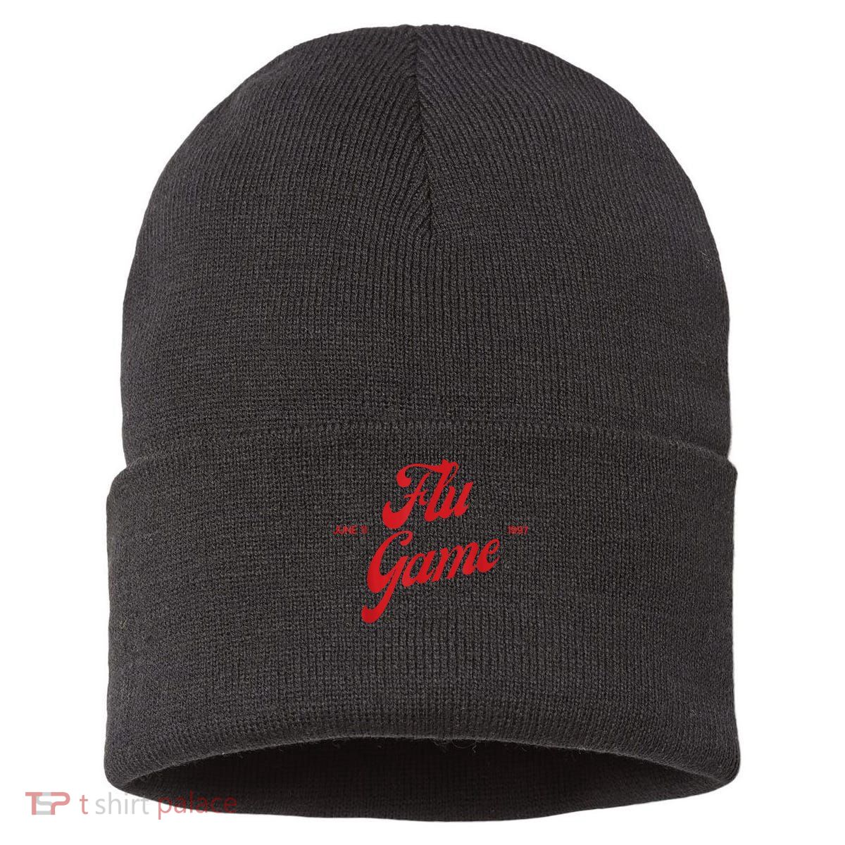 Retro Flu Game 12s Matching Sustainable Knit Beanie