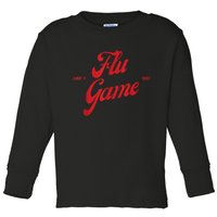 Retro Flu Game 12s Matching Toddler Long Sleeve Shirt