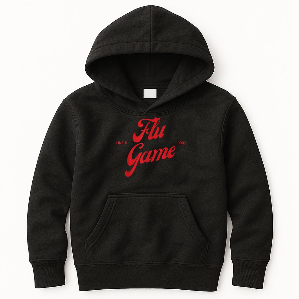 Retro Flu Game 12s Matching Kids Hoodie
