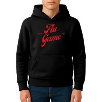 Retro Flu Game 12s Matching Kids Hoodie