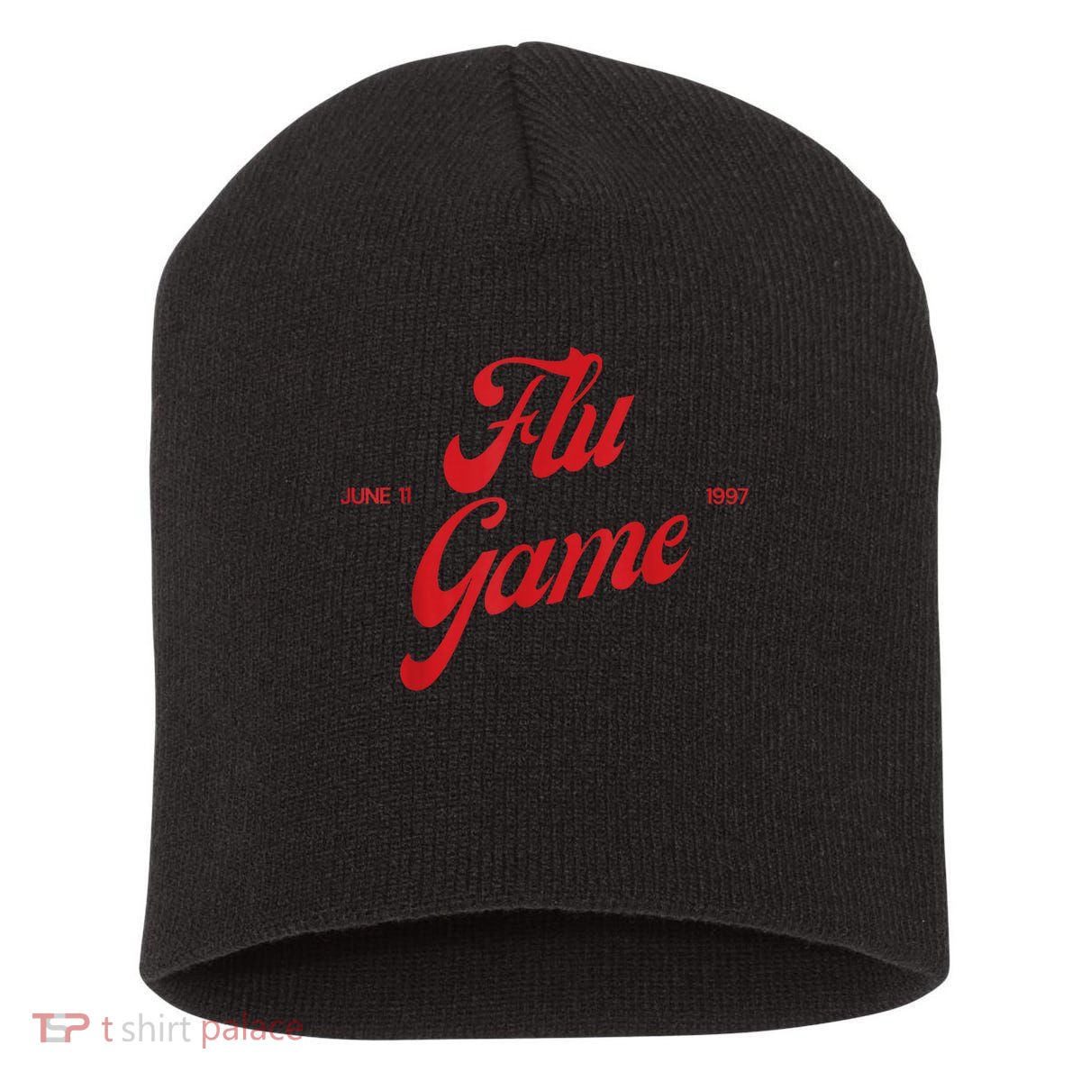 Retro Flu Game 12s Matching Short Acrylic Beanie