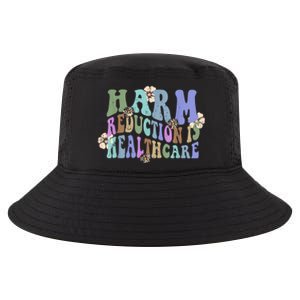 Retro Flower Harm Reduction Healthcare Overdose Awareness Cool Comfort Performance Bucket Hat