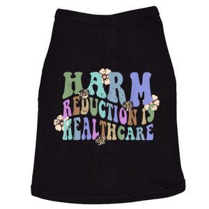 Retro Flower Harm Reduction Healthcare Overdose Awareness Doggie Tank