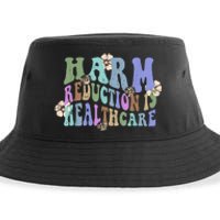 Retro Flower Harm Reduction Healthcare Overdose Awareness Sustainable Bucket Hat