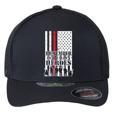 Remember Our Fallen Heroes Flexfit Unipanel Trucker Cap