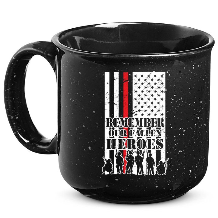 Remember Our Fallen Heroes 15oz Campfire Ceramic Mug