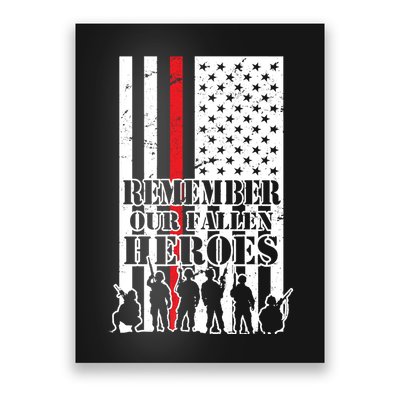 Remember Our Fallen Heroes Poster