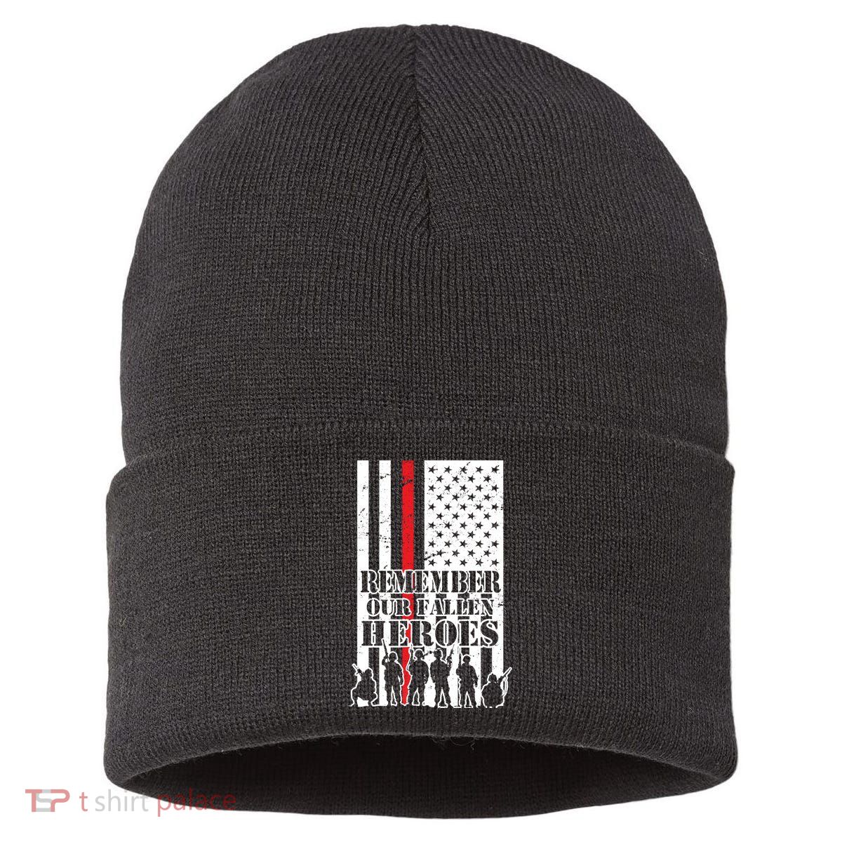 Remember Our Fallen Heroes Sustainable Knit Beanie