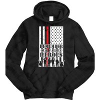 Remember Our Fallen Heroes Tie Dye Hoodie