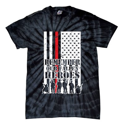Remember Our Fallen Heroes Tie-Dye T-Shirt