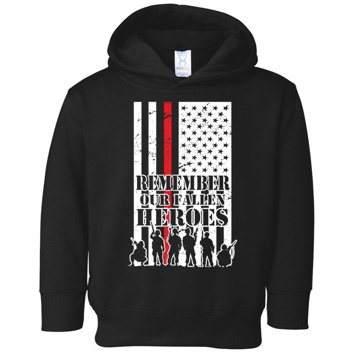 Remember Our Fallen Heroes Toddler Hoodie