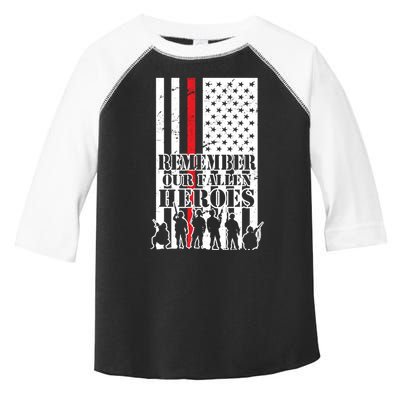 Remember Our Fallen Heroes Toddler Fine Jersey T-Shirt