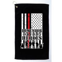 Remember Our Fallen Heroes Golf Towel