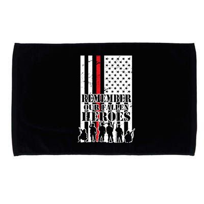 Remember Our Fallen Heroes Microfiber Hand Towel