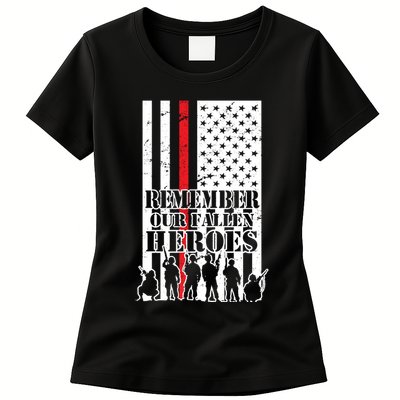 Remember Our Fallen Heroes Womens T-Shirt