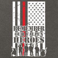 Remember Our Fallen Heroes Cotton Canvas Backpack