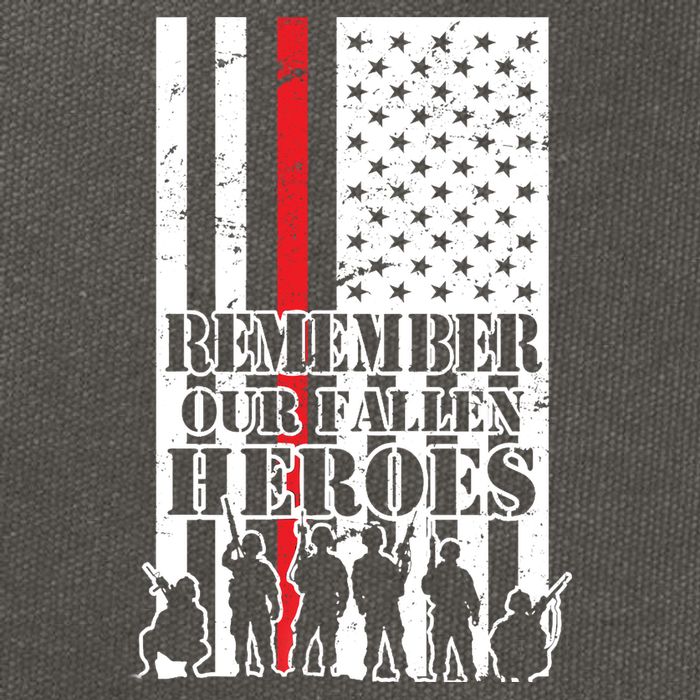 Remember Our Fallen Heroes Cotton Canvas Backpack