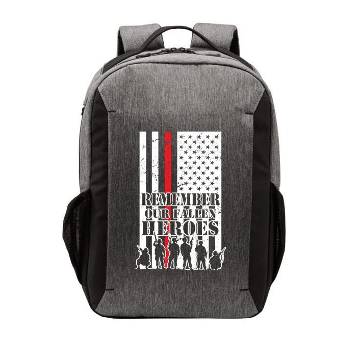 Remember Our Fallen Heroes Vector Backpack
