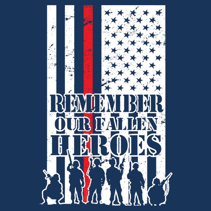 Remember Our Fallen Heroes Infant Baby Jersey Bodysuit