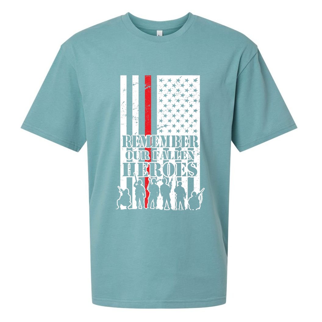 Remember Our Fallen Heroes Sueded Cloud Jersey T-Shirt