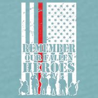 Remember Our Fallen Heroes Sueded Cloud Jersey T-Shirt