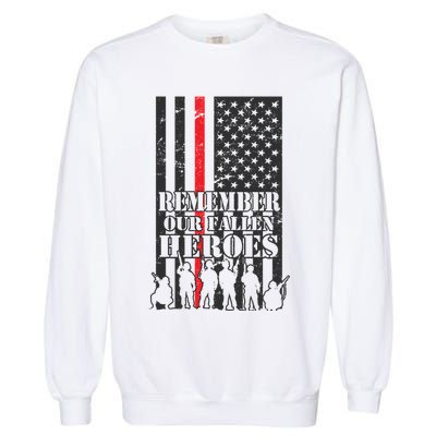 Remember Our Fallen Heroes Garment-Dyed Sweatshirt