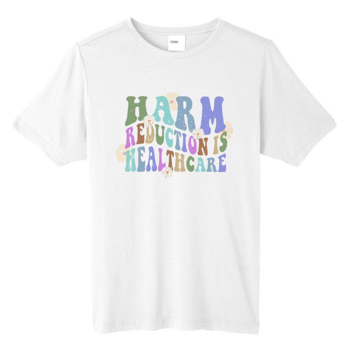 Retro Flower Harm Reduction Healthcare Overdose Awareness Tall Fusion ChromaSoft Performance T-Shirt