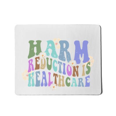 Retro Flower Harm Reduction Healthcare Overdose Awareness Mousepad