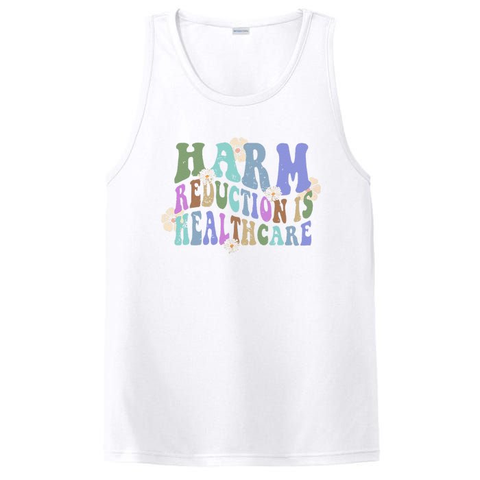 Retro Flower Harm Reduction Healthcare Overdose Awareness PosiCharge Competitor Tank