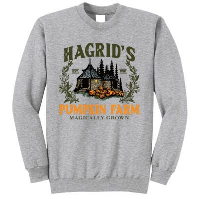 Retro Fall HagridS Pumpkin Farm Patch Autumn Pumpkin Garden Tall Sweatshirt