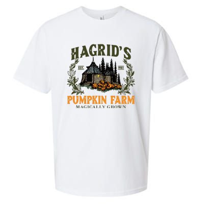 Retro Fall HagridS Pumpkin Farm Patch Autumn Pumpkin Garden Sueded Cloud Jersey T-Shirt