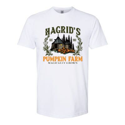 Retro Fall HagridS Pumpkin Farm Patch Autumn Pumpkin Garden Softstyle CVC T-Shirt