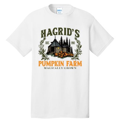 Retro Fall HagridS Pumpkin Farm Patch Autumn Pumpkin Garden Tall T-Shirt