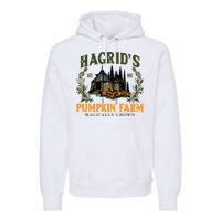 Retro Fall HagridS Pumpkin Farm Patch Autumn Pumpkin Garden Premium Hoodie