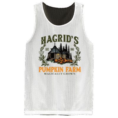 Retro Fall HagridS Pumpkin Farm Patch Autumn Pumpkin Garden Mesh Reversible Basketball Jersey Tank