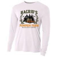 Retro Fall HagridS Pumpkin Farm Patch Autumn Pumpkin Garden Cooling Performance Long Sleeve Crew