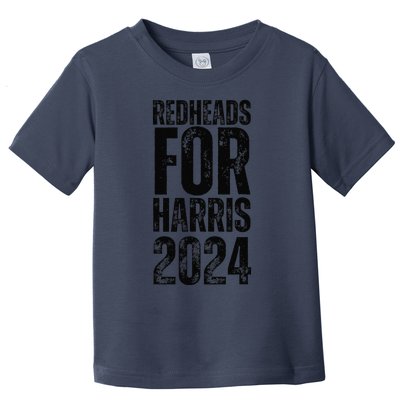 Redheads For Harris 2024 Harris Walz Redheads For Kamala Toddler T-Shirt