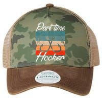 Retro Fishing Hooks Part Time Hooker Funny Fishing Legacy Tie Dye Trucker Hat