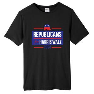 Republicans For Harris Walz Kamala Harris For President 2024 Tall Fusion ChromaSoft Performance T-Shirt